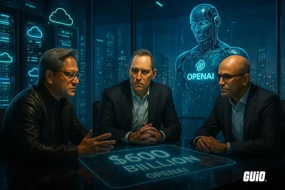 Nvidia, Amazon e Microsoft podem investir até US$ 60 bilhões na OpenAI