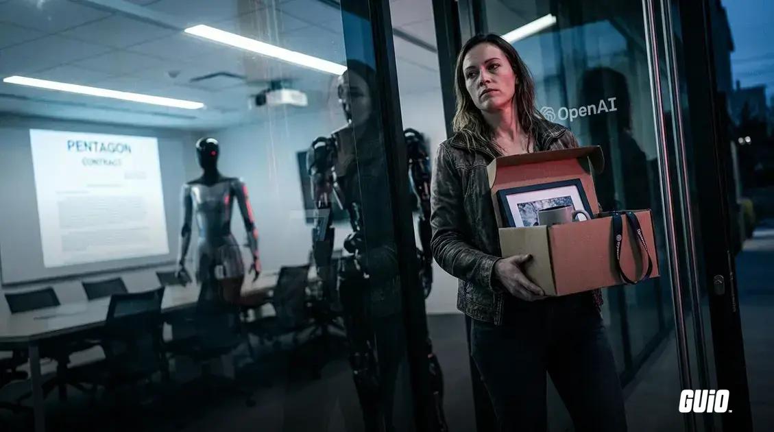 Demissão na OpenAI por contrato militar