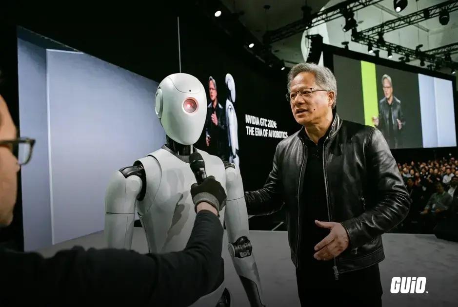Robot Olaf e o futuro da Nvidia na GTC 2026