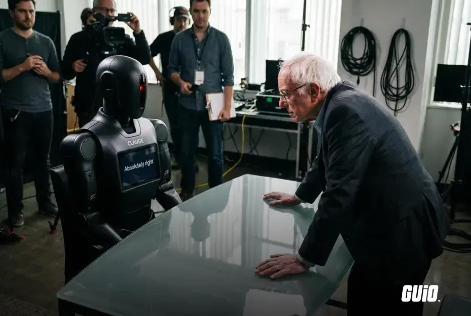 Vídeo de Bernie Sanders sobre IA vira meme após tentativa frustrada