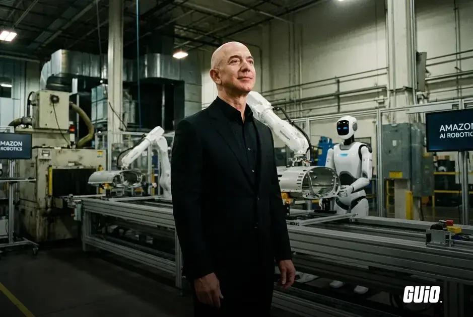 Jeff Bezos quer US$ 100 bilhões para modernizar fábricas com IA